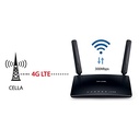 TP-LINK TL-MR6400 - Wireless Router - WWAN - 4-Port-Switch - 802,11b/g/n - 2,4 GHz (TL-MR6400)