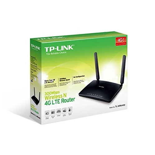 TP-LINK TL-MR6400 - Wireless Router - WWAN - 4-Port-Switch - 802,11b/g/n - 2,4 GHz (TL-MR6400)