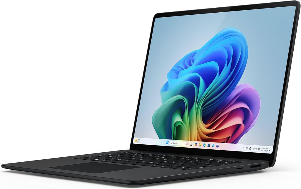 Microsoft Surface Ordinateur Portable Copilot+ PC Tactile 15" Snapdragon X Elite 16Go RAM 1To SSD Dernier Modèle 7ème Edition Windows 11 Home Noir