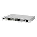 Ubiquiti UniFi USW-48-POE Network Switch Managed L2 Gigabit Ethernet (10/100/1000) Power Over Ethernet (PoE) 1U Stainless Steel